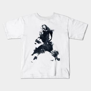 Japanese Martial Arts Worrior - INK Kids T-Shirt